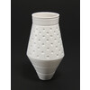 Matt White Grooved Spotted Vessel [FP-2]