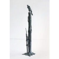 Falcon on a Native Plinth