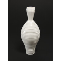 Gloss White Grooved Bottle [FP-9]