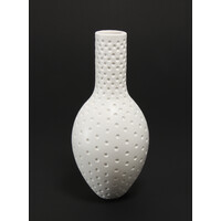 Matt White Spotted Bottle [FP-14]