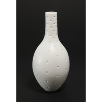 Matt White Spotted Bottle [FP-24]