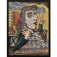 Mrs Ellen Pink and White