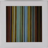 Brown, Blue Oche Corrugated Colour (narrow strip)