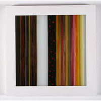 Brown, White Oche Corrugated Colour (broad strip)