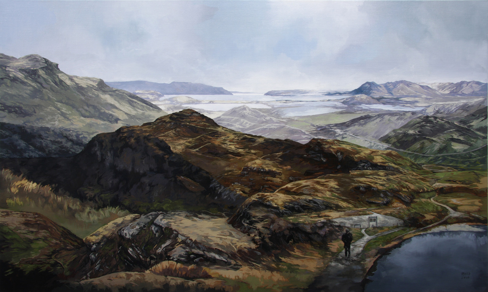 Callum Arnold Lake Path Milford Galleries Dunedin