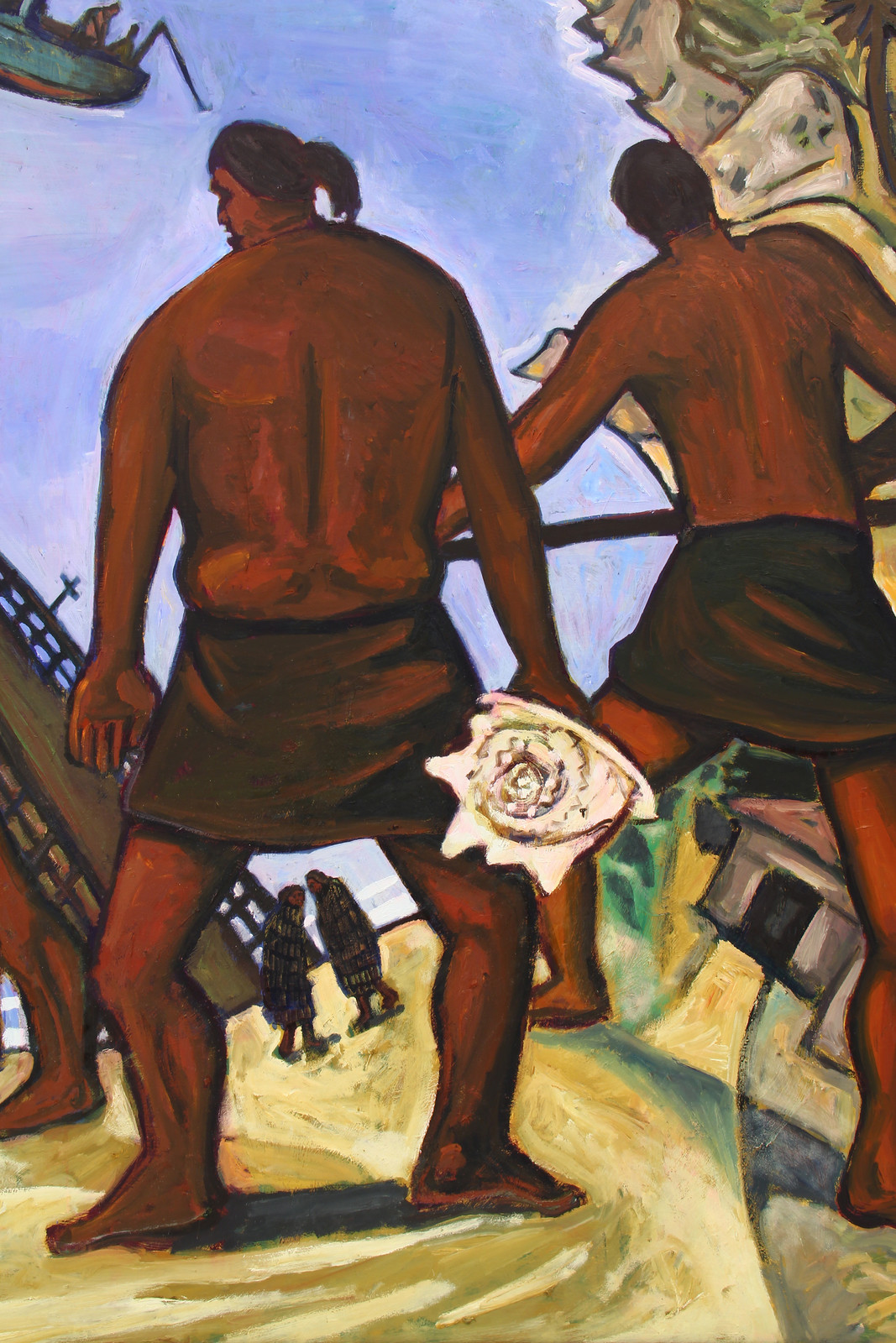 Nigel Brown Death of Cook A Vision at Tolaga Bay Milford Galleries Dunedin